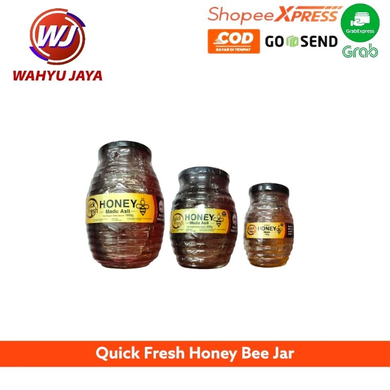

Quick Fresh Honey Bee Jar 1kg, 500gr, 100gr