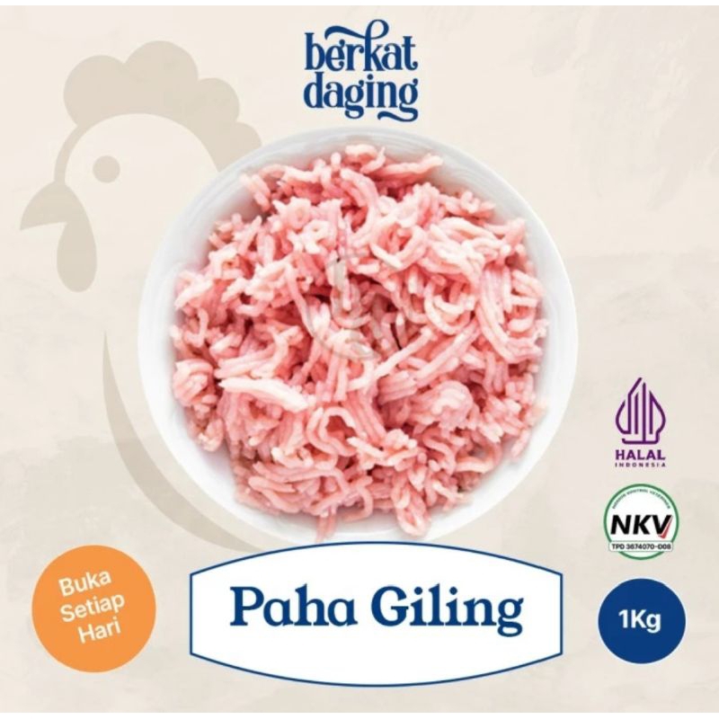 

Fillet paha giling 1kg Full daging Fillet paha Tampa Kulit dan Tulang Halal