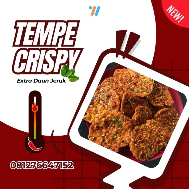 

[COD] Tempe Crispy Pedas Nagih 250gr