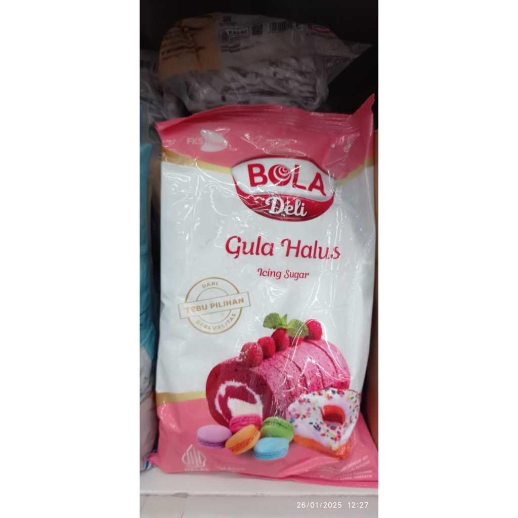 

GULA HALUS DONAT - BOLA DELI GULA HALUS PER PACK 500GR - PER DUS ( ISI 20 PCS )