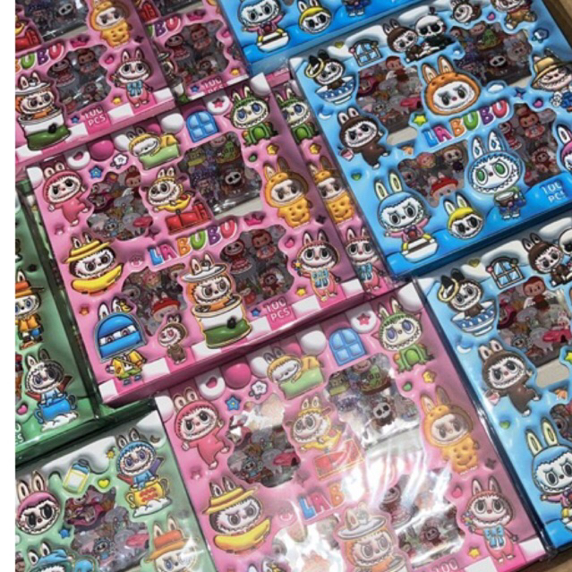 

Sticker Labubu Sanrio Box Isi 100 Sticker Viral