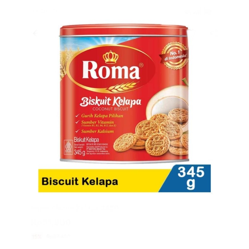 

Roma Biscuit Kelapa 345 Gram