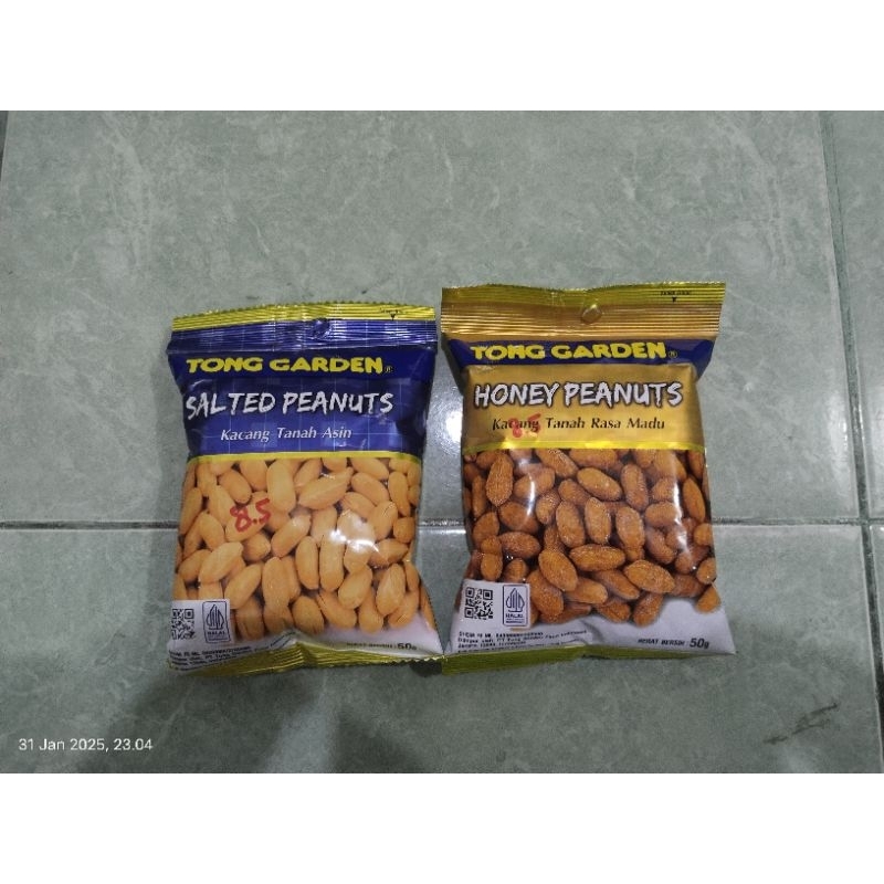 

Tong Garden Kacang Tanah Asin atau Madu Salted Peanuts atau Honey Peanuts 1pcs@50g