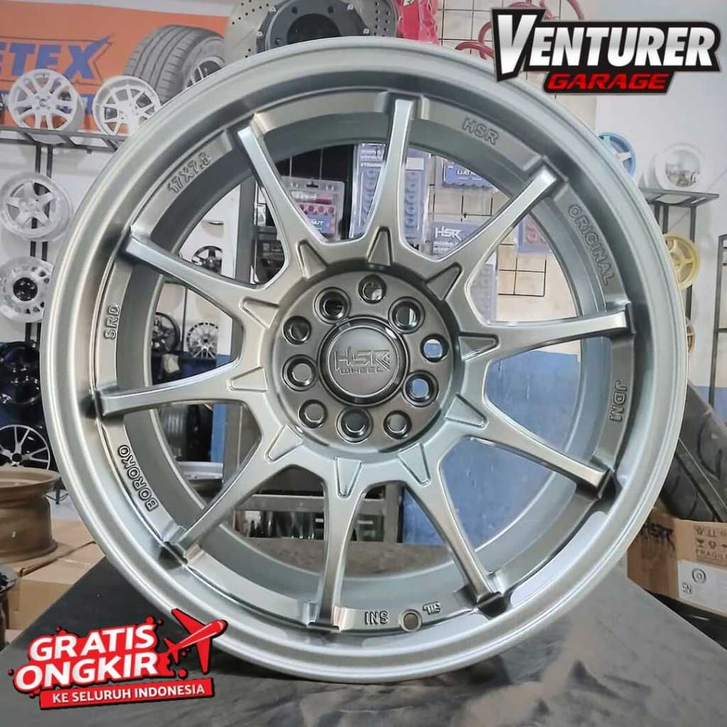 Velg mobil ring 18 innova rush terios xpander pelek hsr wheel surabaya
