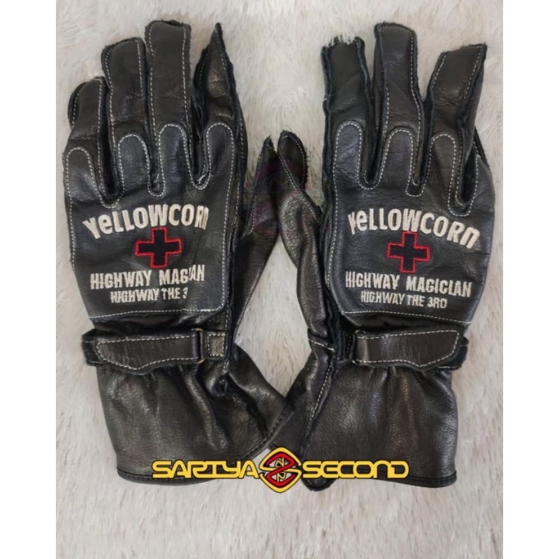 Long Gloves Yellow Corn G-2000 Size M