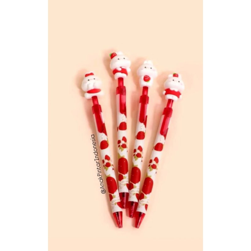 

RABBIT STRAWBERRY GEL PEN [ KK-7048 ]