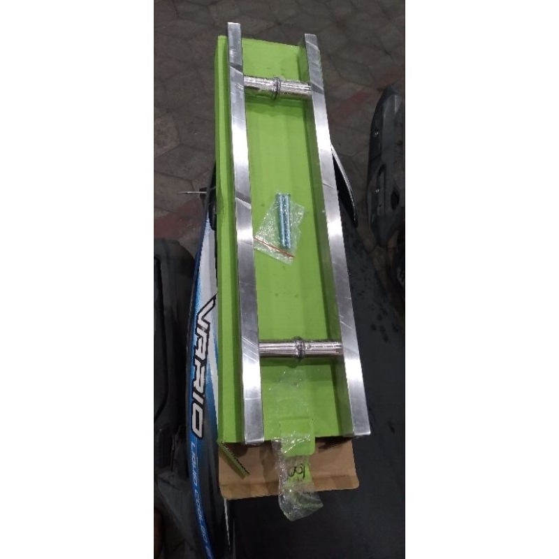 handle H kotak stainlees tembus handle pintu kayu dan aluminium(100×80)