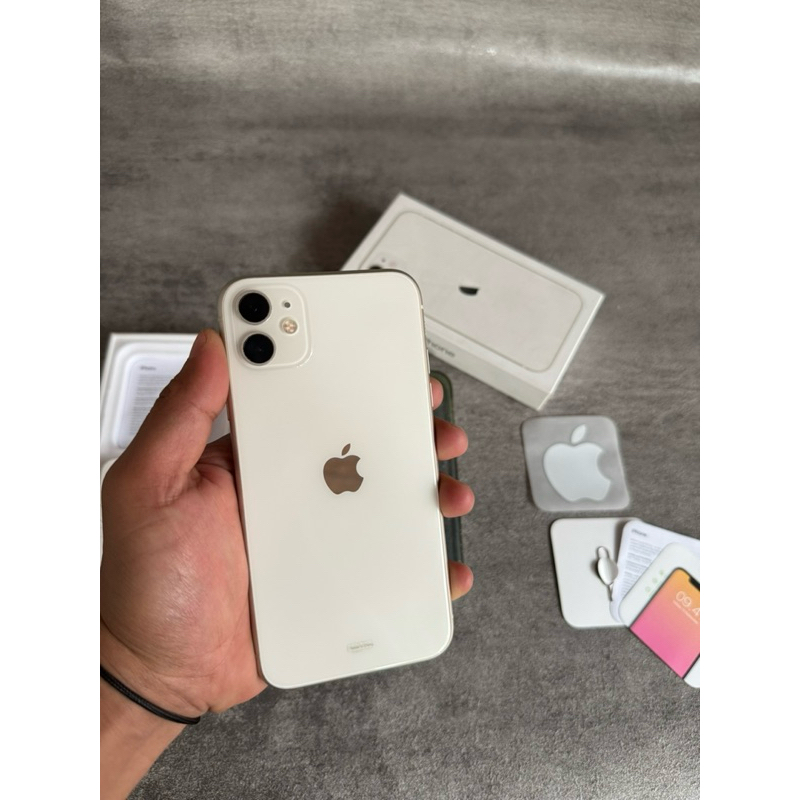 IPHONE 11 64GB WHITE RESMI IBOX PA/A