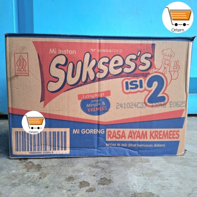 

MIE SUKSES ISI 2 | 1 DUS | 24 PCS | AYAM KREMES