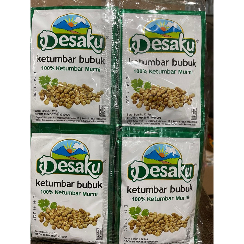 

Desaku ketumbar bubuk 1 renteng isi 12 pcs