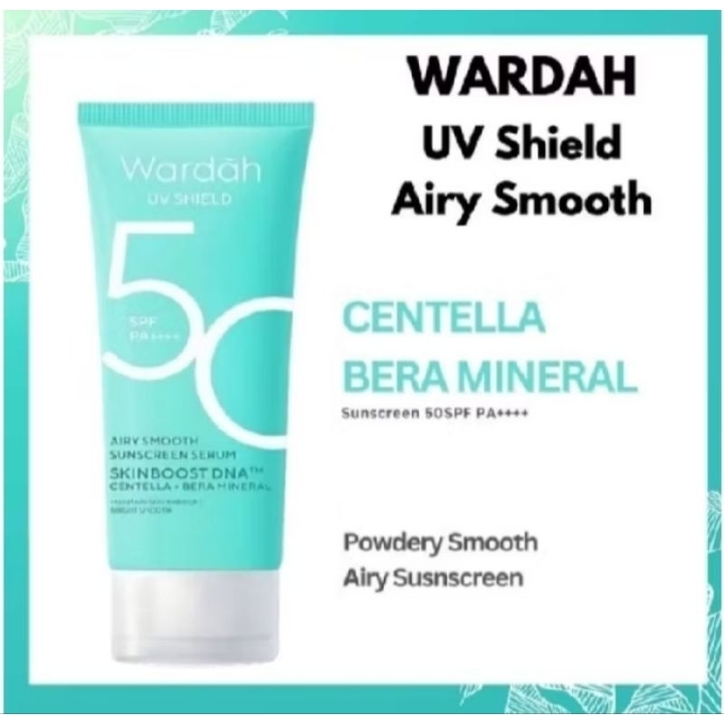 Wardah Uv Shield Airy Smooth Suncreen Serum Spf 50 Pa+++ 25ml