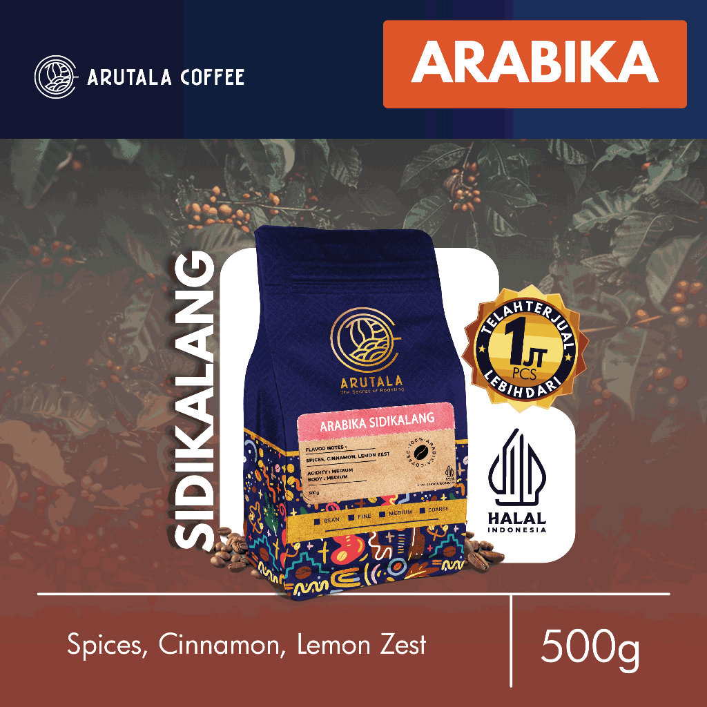 

ARUTALA Kopi Arabika Sidikalang 500 gram