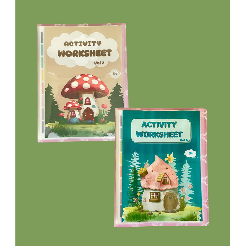 Activity Worksheet Book Kids untuk anak 5 6 7 tahun || Vol 1