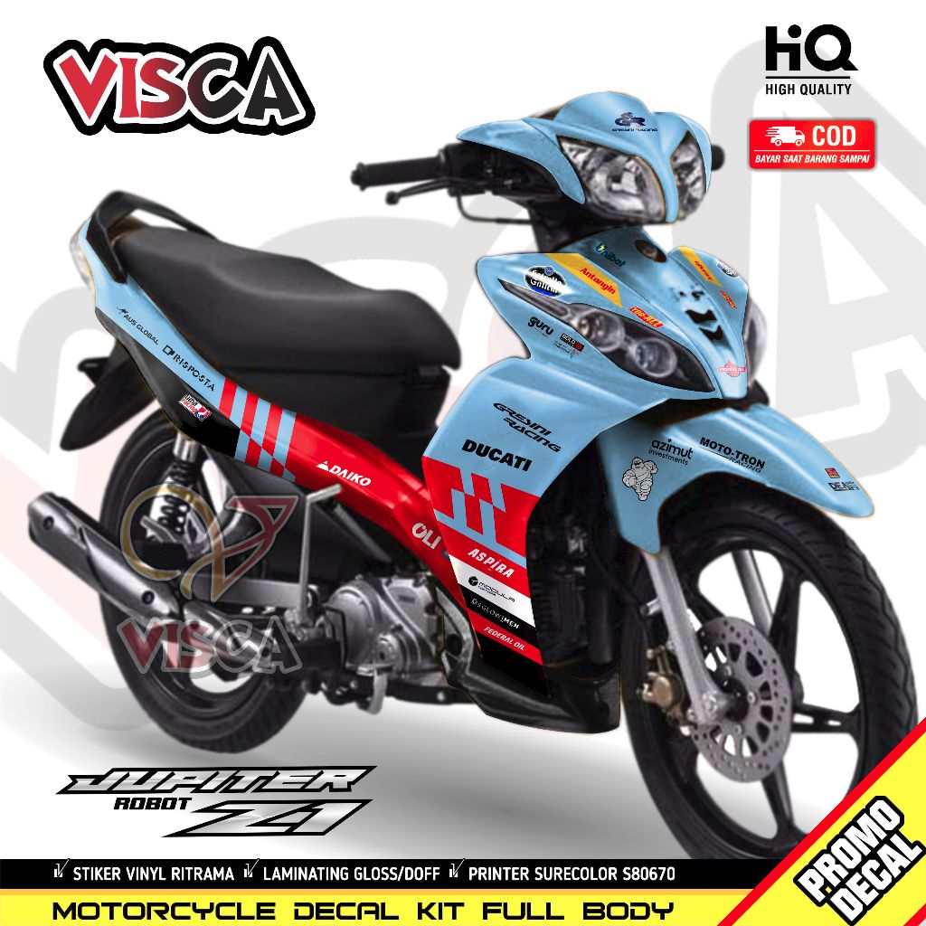 Decal Jupiter Z1 Full Body Stiker Jupiter Z1 Full Body Decal Jupiter Z Robot Full Body Stiker Jupite