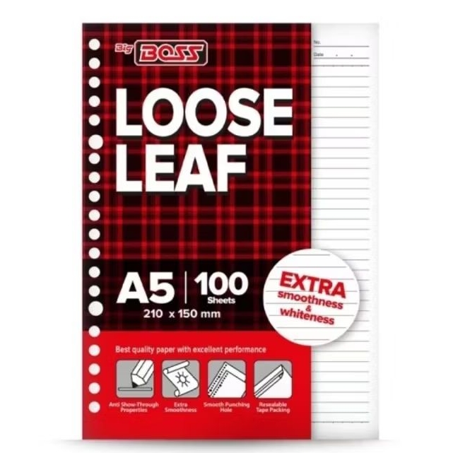 

Loose leaf A5 100 Bigboss