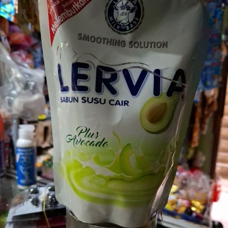 Lervia Sabun Susu Cair Plus Avocado