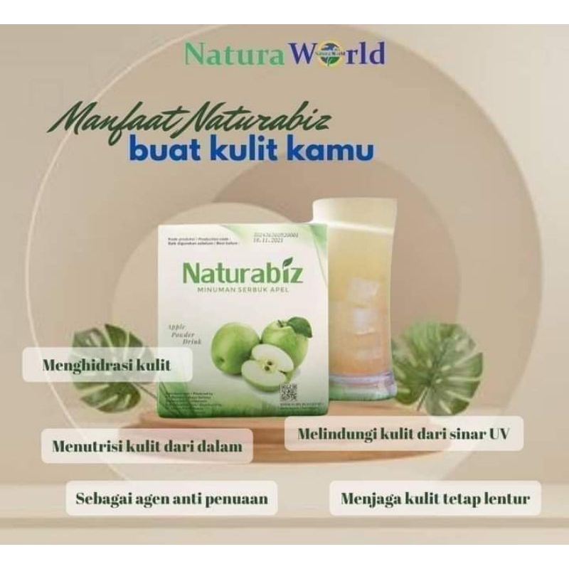 

Natura World Minuman Serbuk Apel NaturaBiz