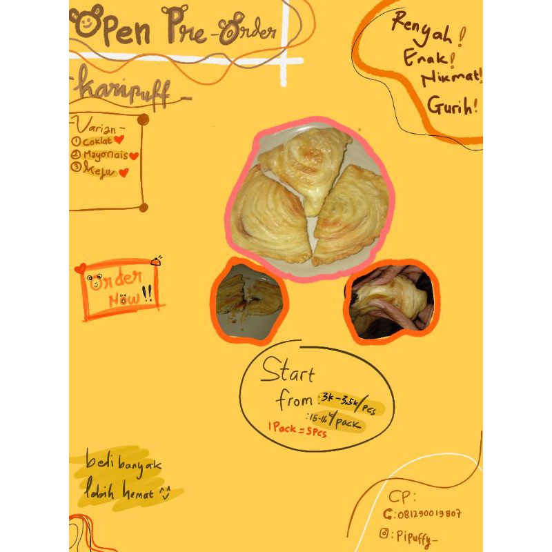 

Puffie Pastry [KARIPUFF] Rasa Unik