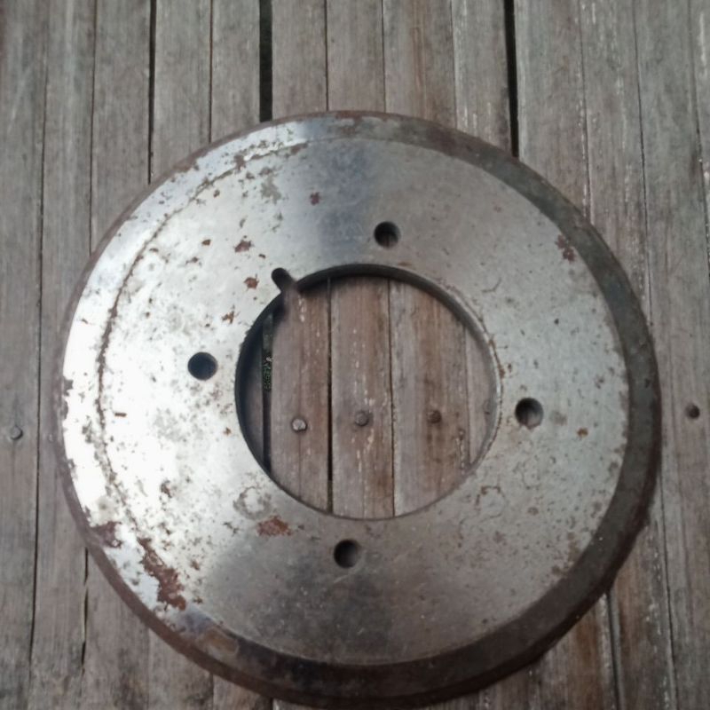 baja D2 sliting Dia 170 mm Tebal 5 mm bahan bilah bahan pisau bahan Damaskus