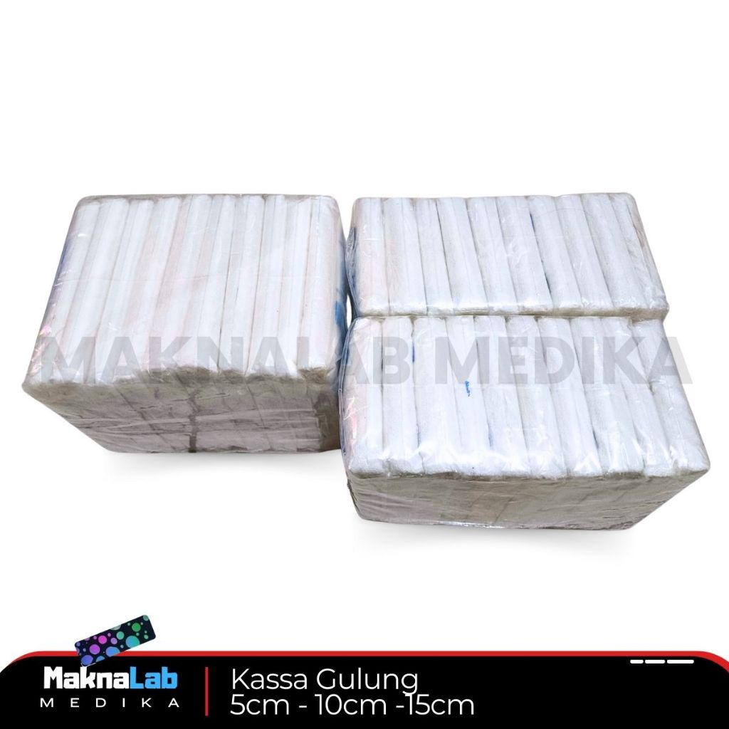 Kassa Gulung Hydrophile L Kain Kasa Perban Gulung / Kasa Gulung Roll - Kemasan Bal