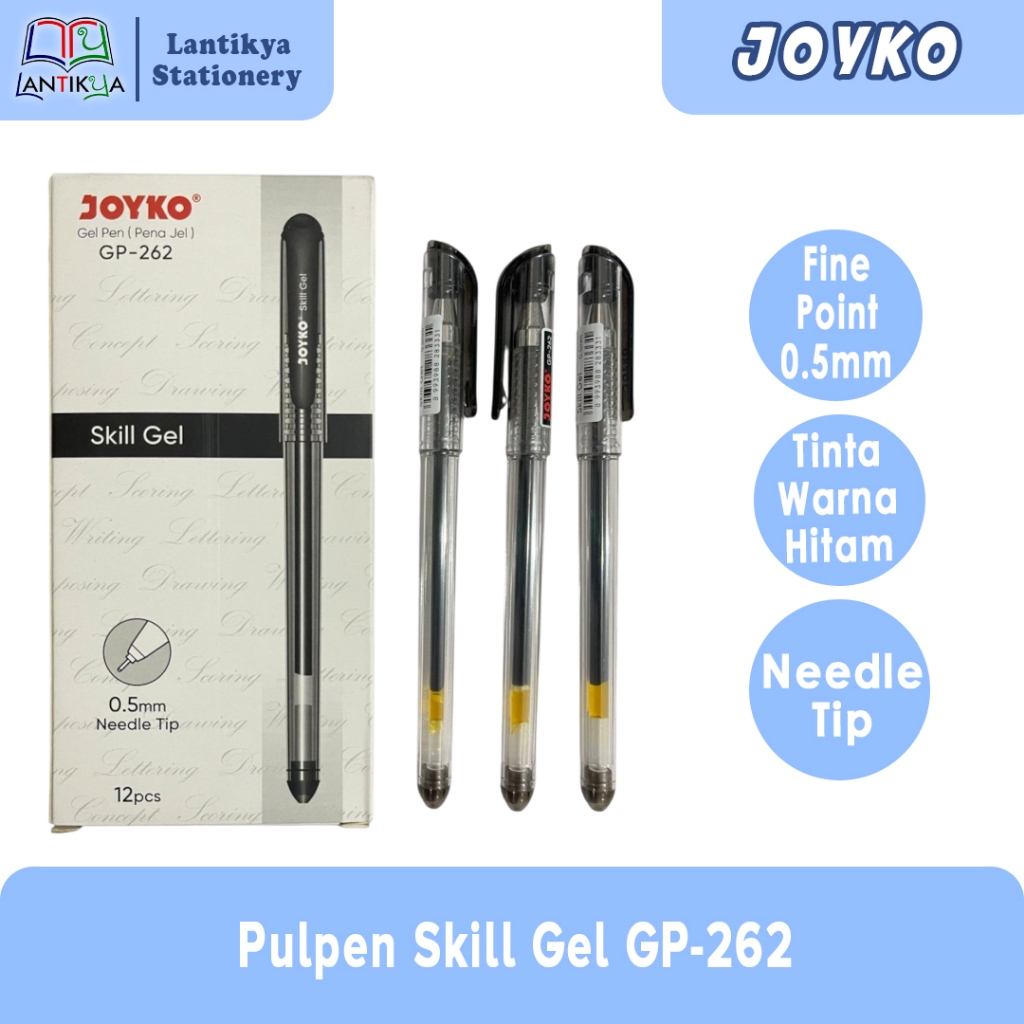 

Pulpen Skill Gel GP 262 0.5mm Per PCS