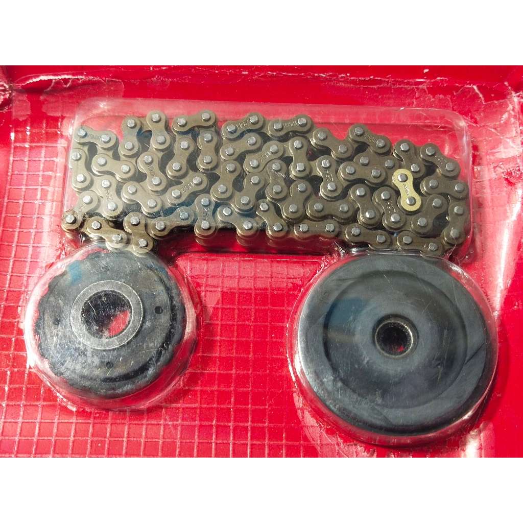 RANTAI KETENG KAMPRAT BLADE PART KWB, 1 SET RANTAI KETENG SEPEDA MOTOR HONDA BLADE