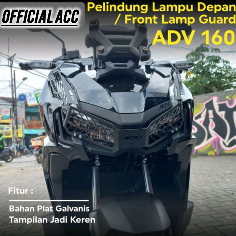 Pelindung Lampu Depan ADV 160 Cover Lampu Depan ADV 160 Front Lamp Guard ADV 160 COD