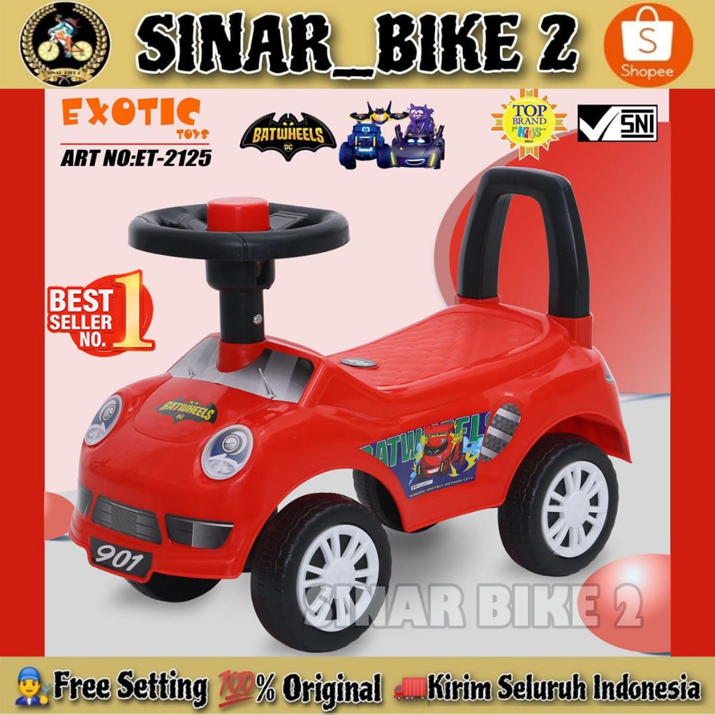 Mobil Mobilan Dorong EXOTIC ET 2125 Ride On Toys Car Mainan Anak