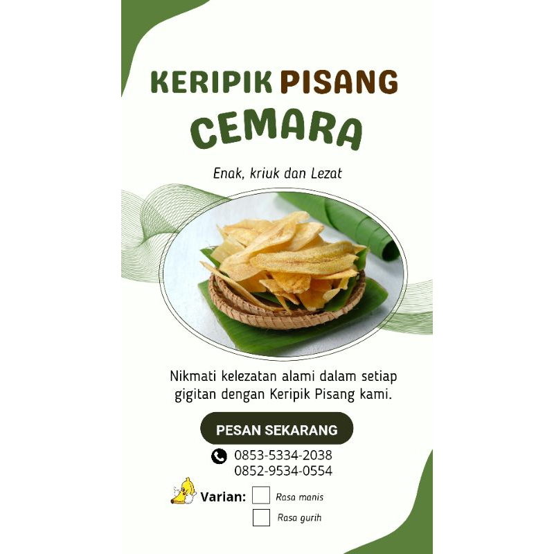 

keripik pisang Cemara