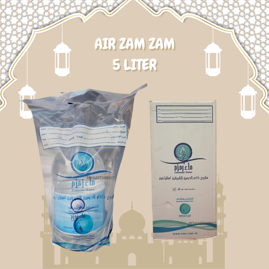 

Air zam zam asli pipiclo 5 liter