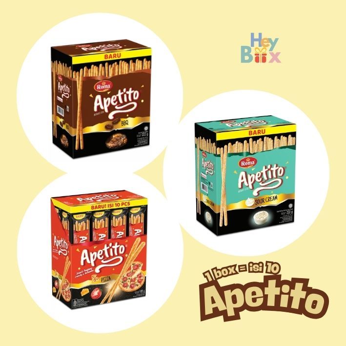 APETITO - BBQ / SOUR CREAM / PIZZA