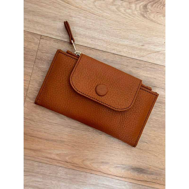 Dompet medium kulit asli/ dompet wanita/dompet lipat