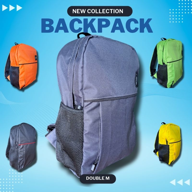 Tas ransel sekolah pria & wanita (Double M
