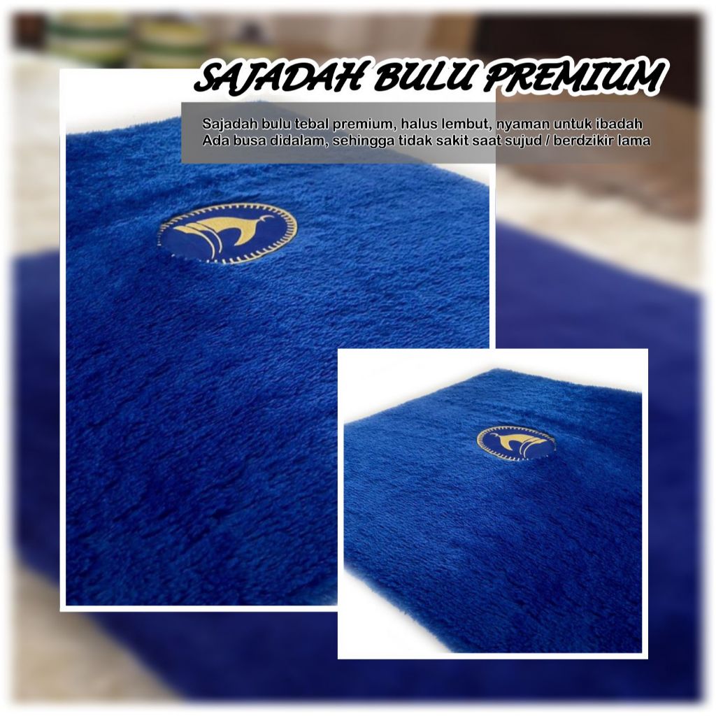 Sajadah Empuk / Sajadah Bulu Premium Tebal dan Nyaman