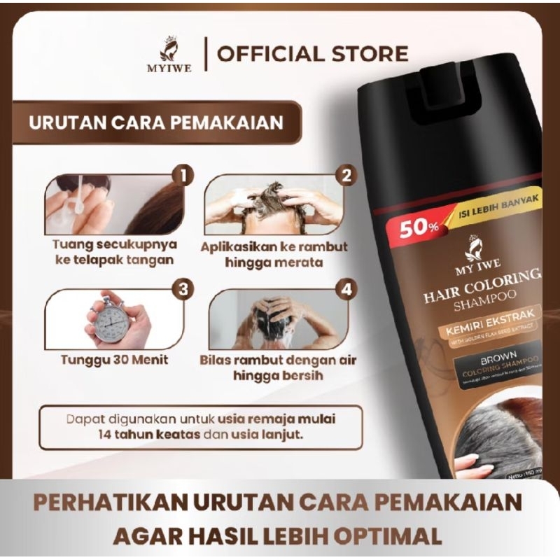 Myiwe Hair Coloring Shampoo