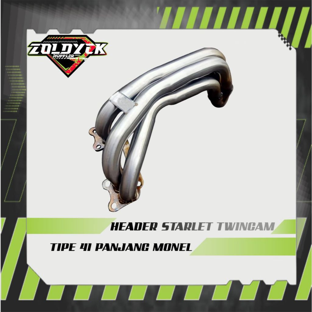 HEADER STARLET - TWINCAM 1.3 Tipe 41 PANJANG