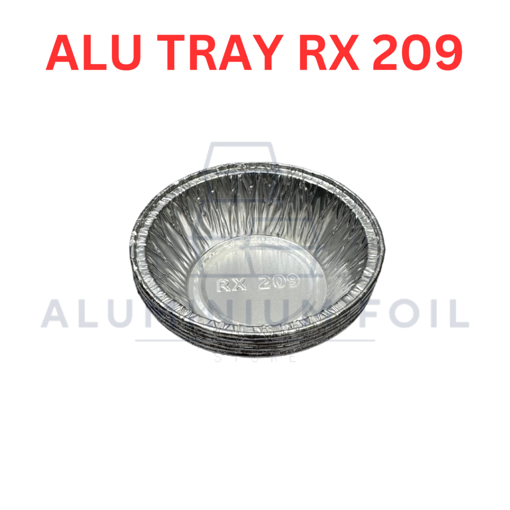 Aluminium Foil Cup Rx 209 Ukuran Kecil 60 Ml Cocok Sebagai Wadah Cetakan Egg Tart Portugis