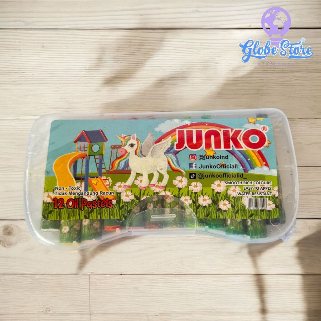 

OIL PASTEL / CRAYON JUNKO / KRAYON MURAH ISI 12 WARNA
