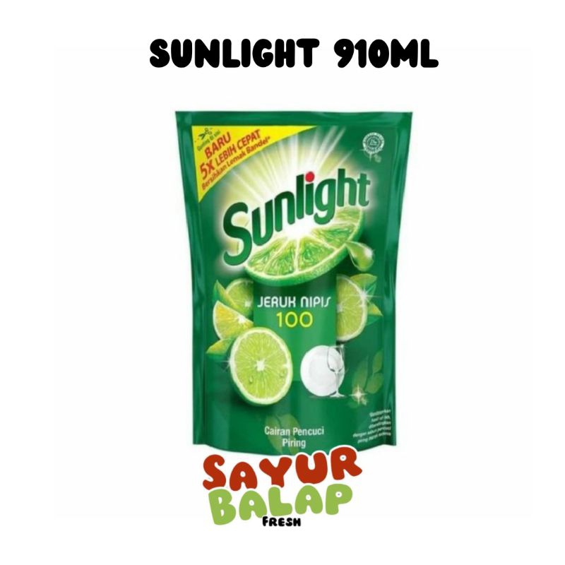 Sunlight Lime 910ml Sabun Cuci Piring Sunlight 910ml