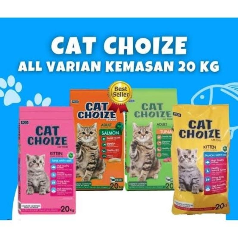 CAT CHOIZE MAKANAN KUCING 1 KARUNG 20 KG