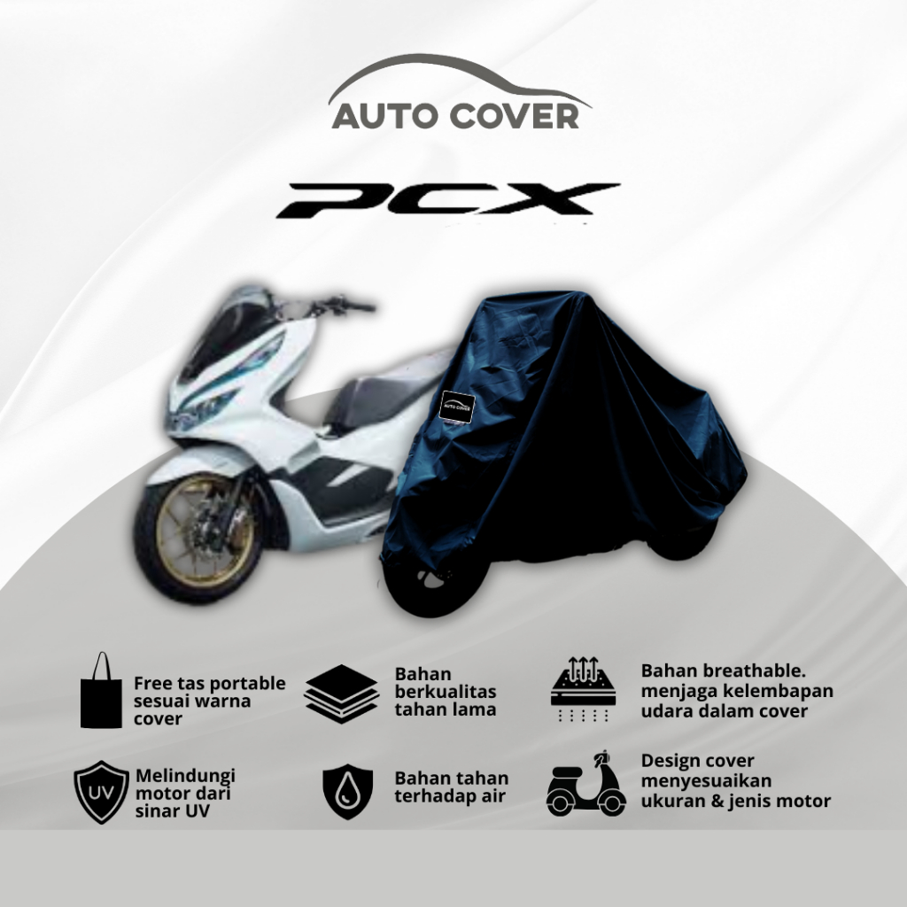 Autocover Cover Sepeda Motor Honda PCX Body Superior Semi Outdoor Extreme Full Outdoor Sarung Selimu