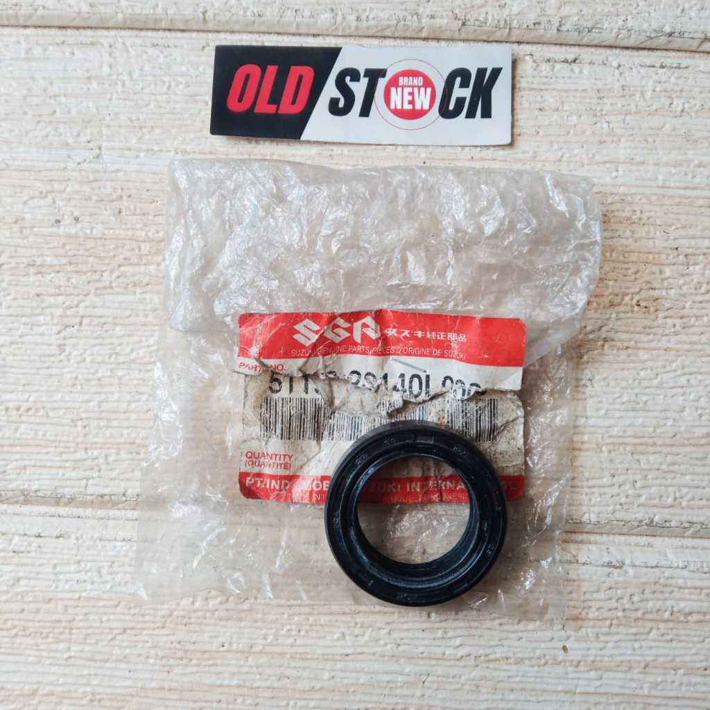 OIL SEAL SIL AS SHOCK DEPAN ( 27X39X10.5 ) SUZUKI SATRIA 2TAK TORNADO ASLI ORIGINAL 100% ( 51153-391