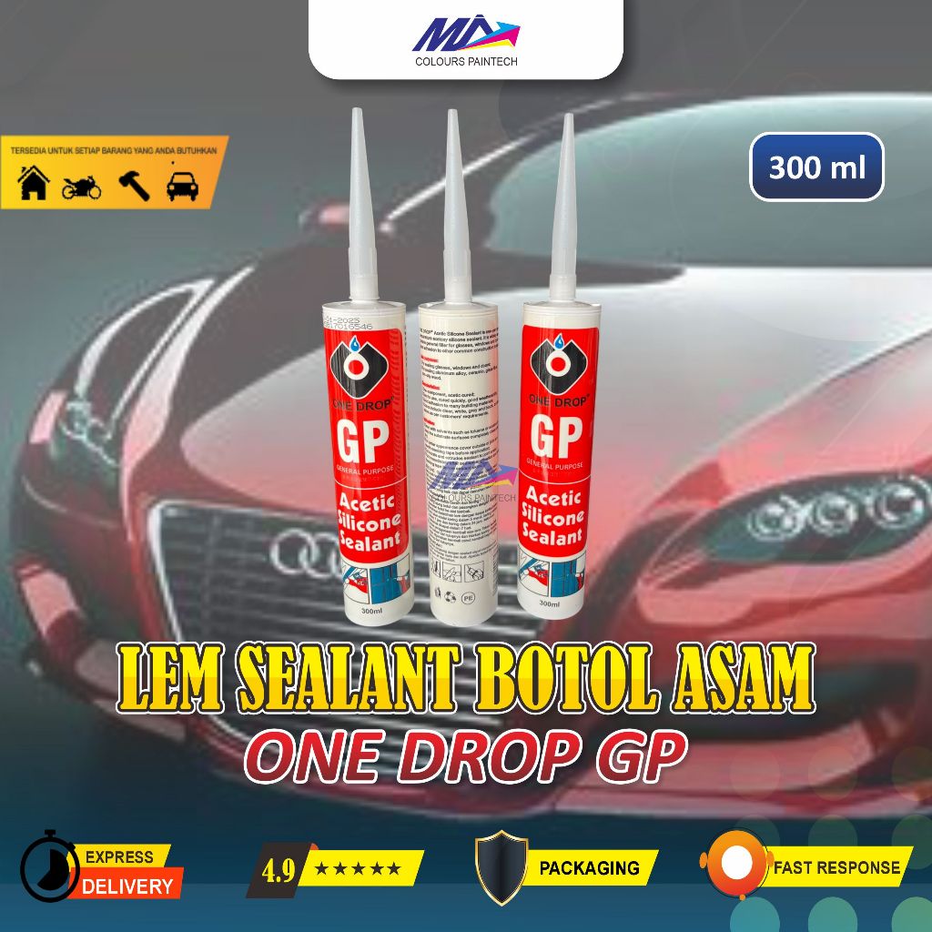 

LEM BOTOL SEALENT KACA GP WELDOM /ONE DROP ASAM 1 TUBE