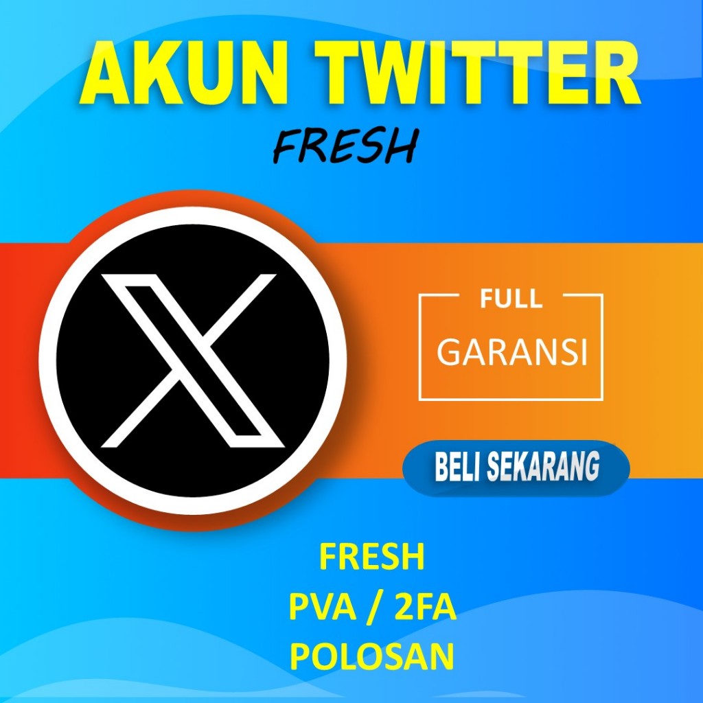 DC - Termurah Akun Twitter Fresh Pva Full Garansi Premium