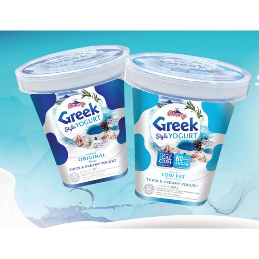

Cimory Susu Yogurt / Greek Yoghurt Original Lowfat