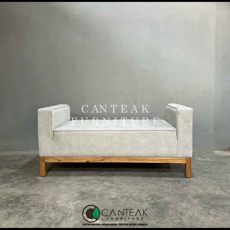 SOFA BENCH JATI-BENCH JATI MINIMALIS-SOFA JATI MINIMALIS
