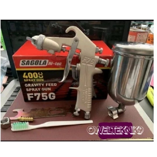 OwelTeknik9 - Spray Gun Sagola F75G Hitec/Sped Cat Sagola F75G Hitec/Semprotan Cat Sagola F75G Hitec