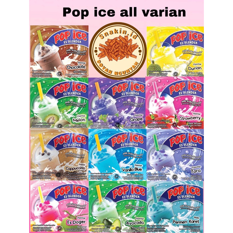 

POP ICE & POP ICE UYU ANEKA RASA *1 RENCENG (ISI 10)