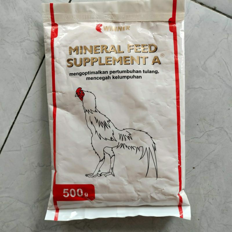 Mineral Ayam Laga 500 gram Suplemen mineral ayam Jago