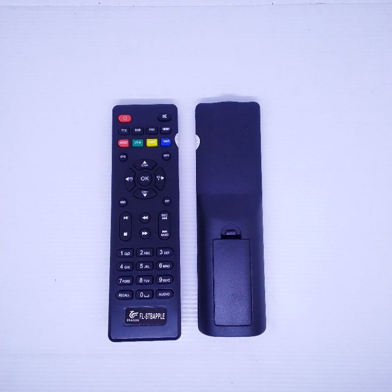 Remote Remot Multi STB Set Top Box Matrix Aple Merah Tanpa Perlu Setting Kode